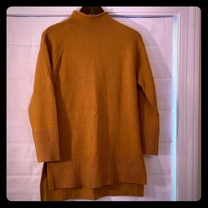 Anthropologie Mock Neck Tunic Sweater